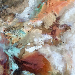 Autumn Rain Mixed Media on Canvas